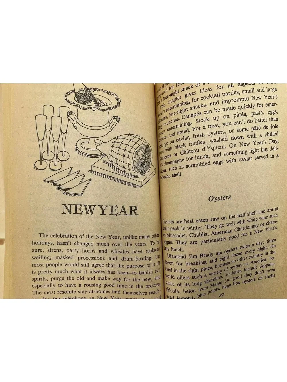 Vintage Holiday Recipes Cookbook by Moira Hodgson (1981)
